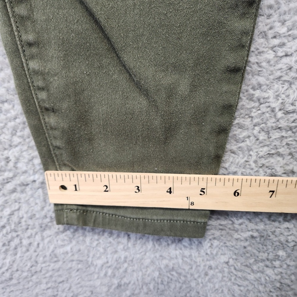 Michael Kors‎ Izzy Skinny Jeans Womens 10 (Fits 33x28.5) Mid Rise Olive green - Picture 5 of 9